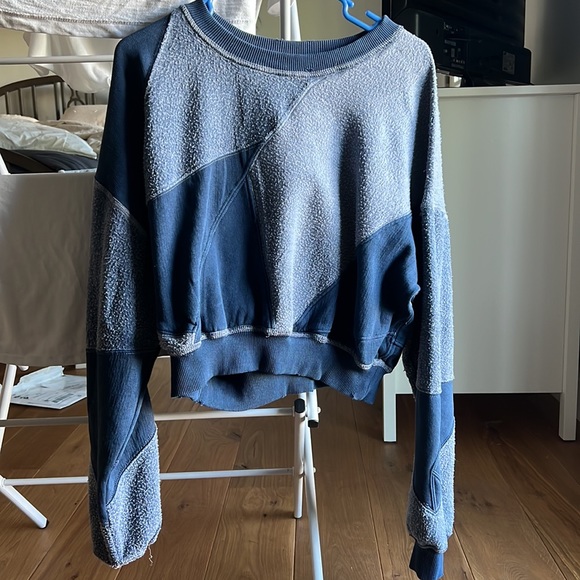 Free People Touch of Grey in Blue - Picture 4 of 7